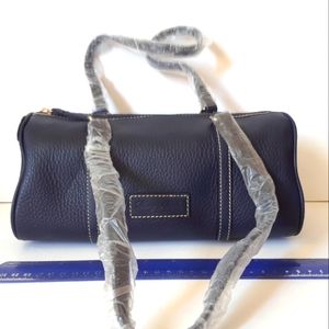 Dooney & Bourke Leather Barrel Bag Royal Blue PZ20 RB